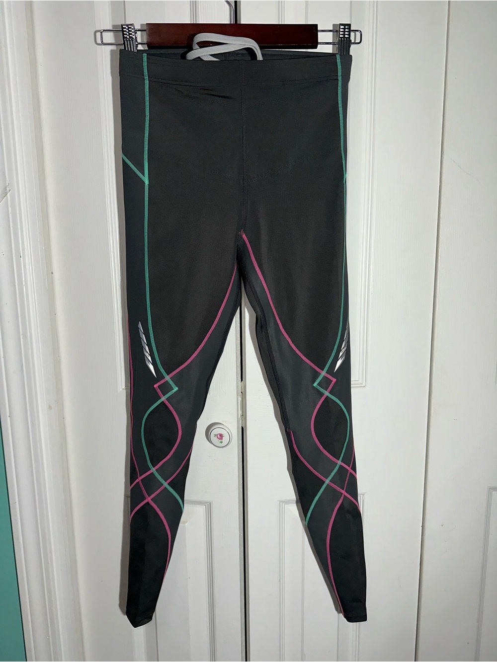 CW-X Compression Tights Wmn M Black 125809A Joint Support Stabilyx Running  AA25